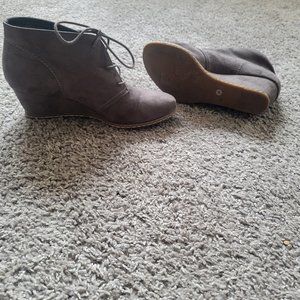 Franco Sarto Suede Heeled Bootie